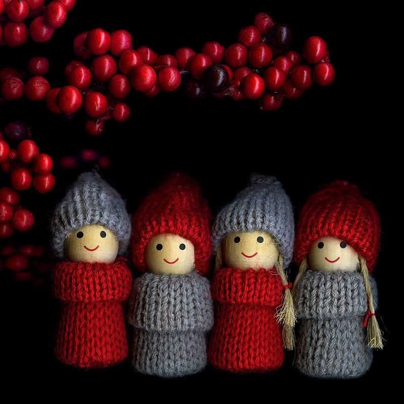 Knitted figures patterns