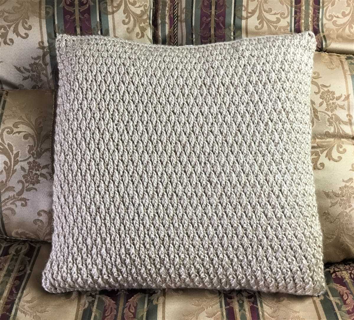 Knit pillow case pattern