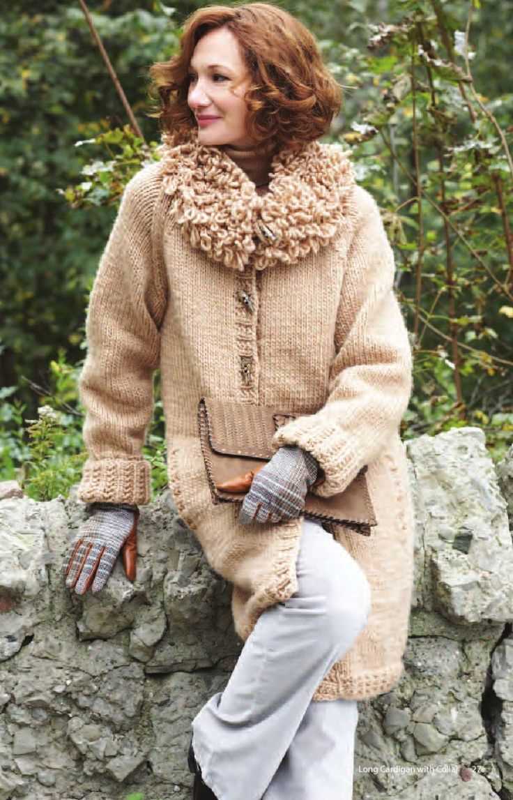 Free loopy cardigan knitting pattern