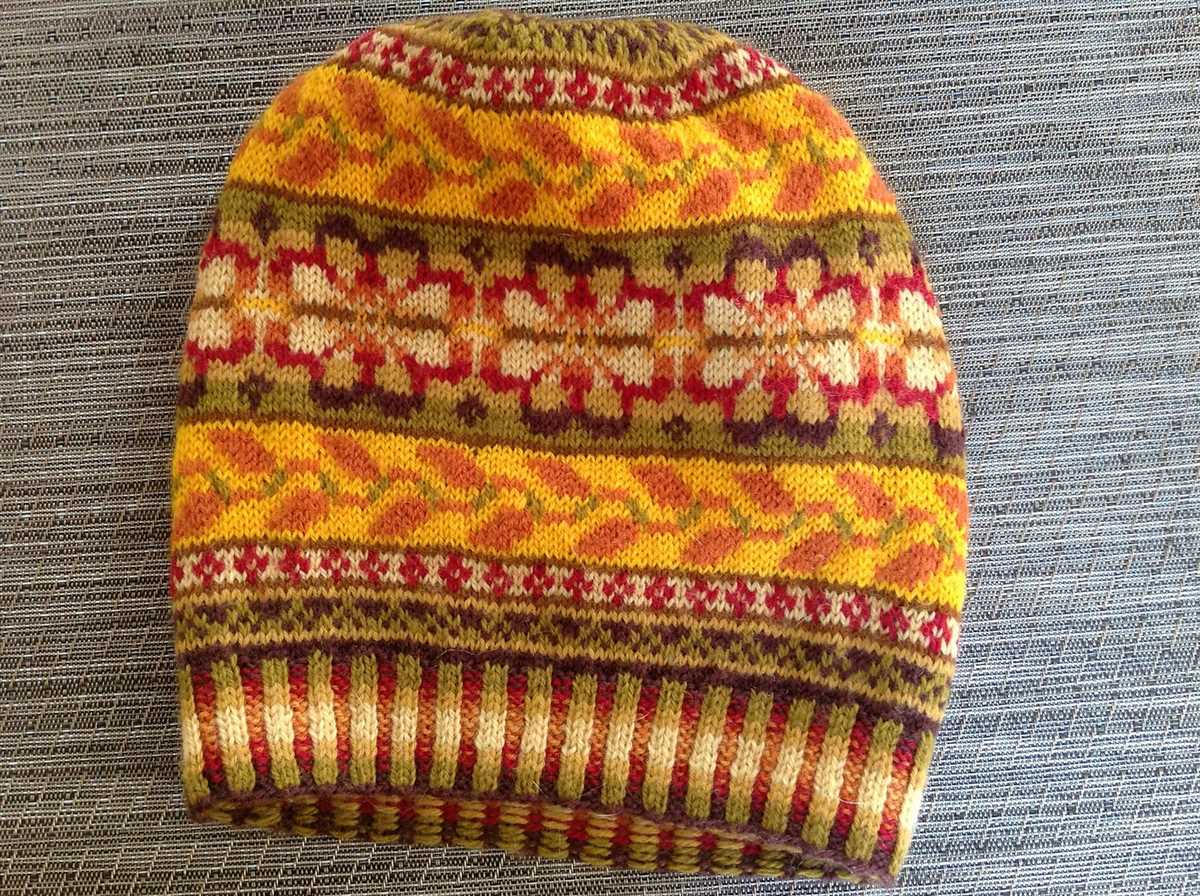 Fair isle knit hat pattern