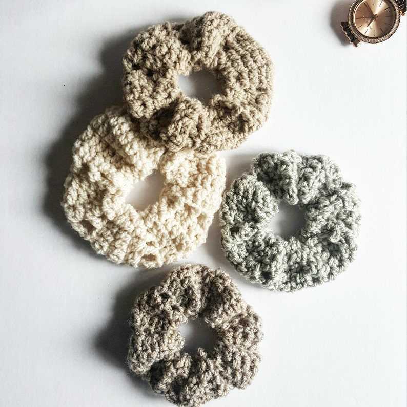 Scrunchie knitting pattern