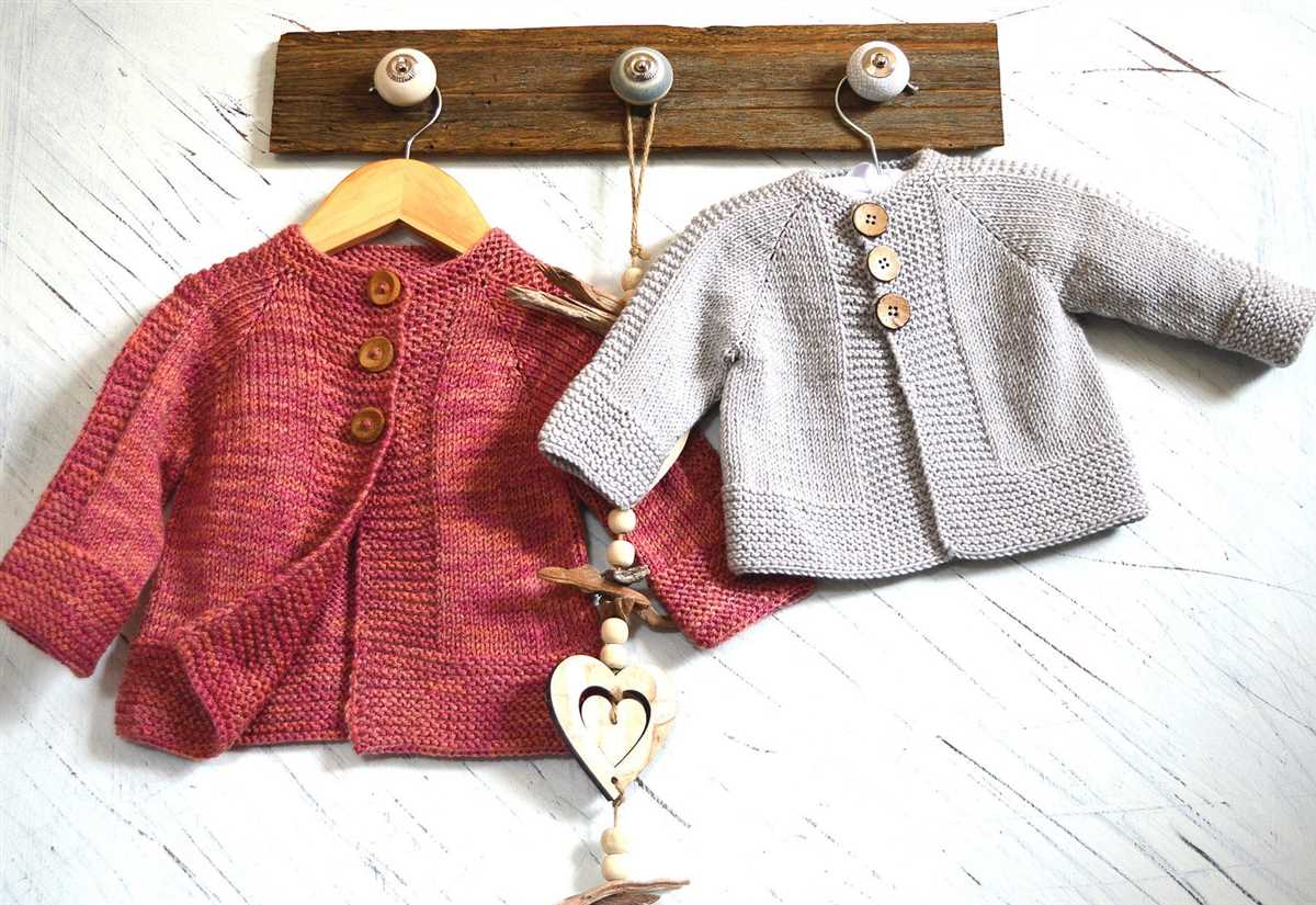 Child's top down cardigan knitting pattern