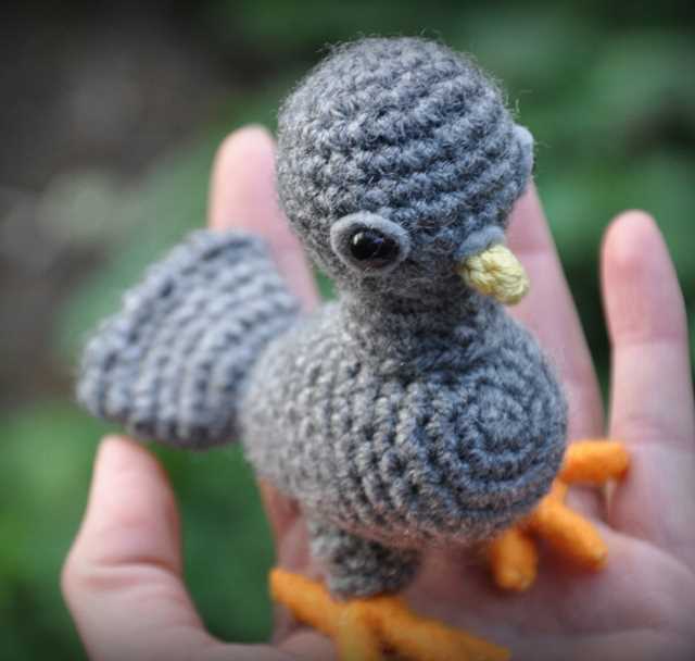 Free pigeon knitting pattern