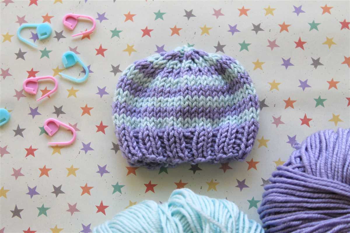 Free preemie baby hospital hat knitting pattern straight needles