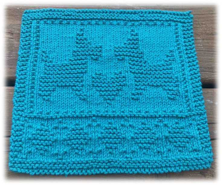 Free printable knitted dishcloth patterns