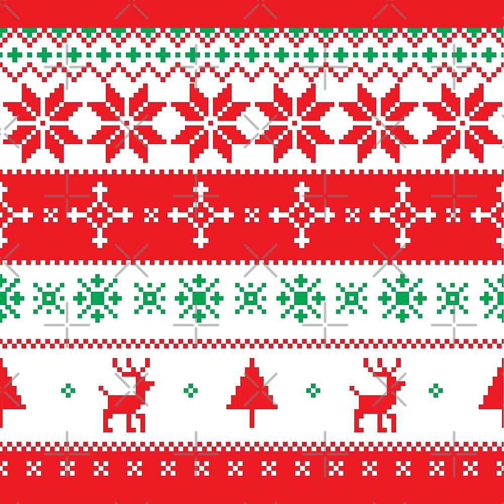 Christmas knit sweater patterns