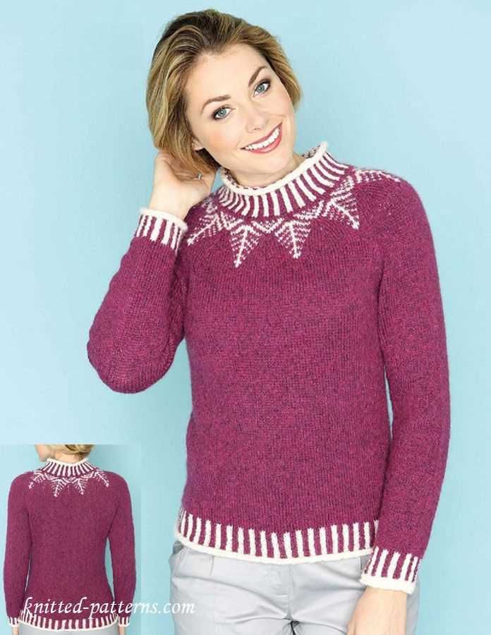 Free fair isle knitting patterns sweaters