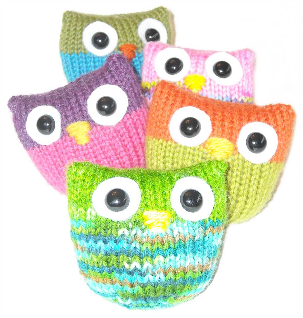 Knitted owl toy pattern free