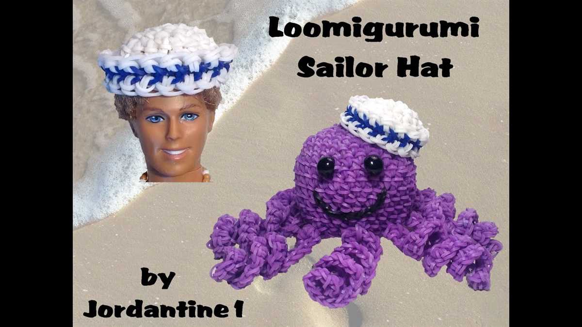 Knitted sailor hat pattern