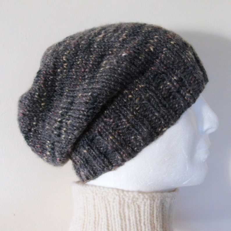 Free mens beanie knitting pattern straight needles