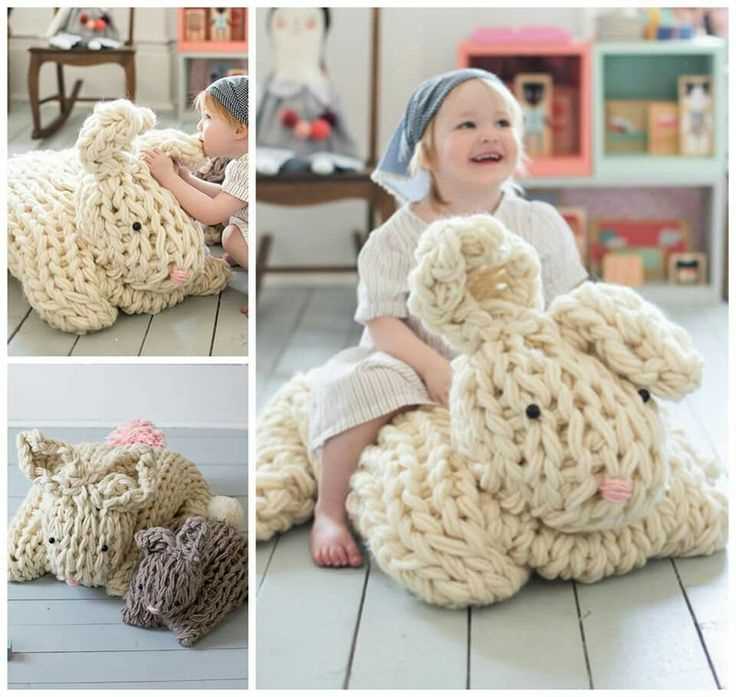 Giant arm knit bunny pattern