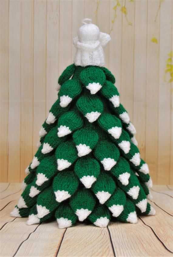 Knitted christmas trees patterns free