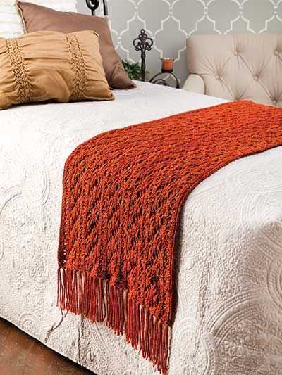 Free bed runner knitting patterns