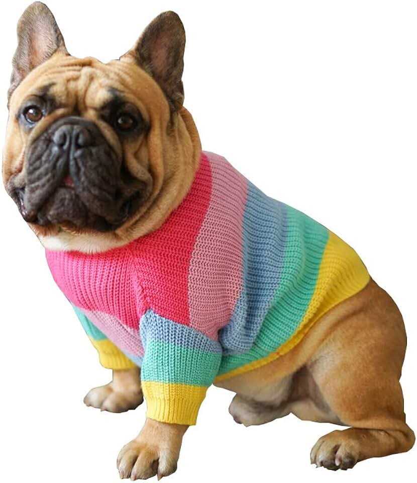 French bulldog knit sweater pattern