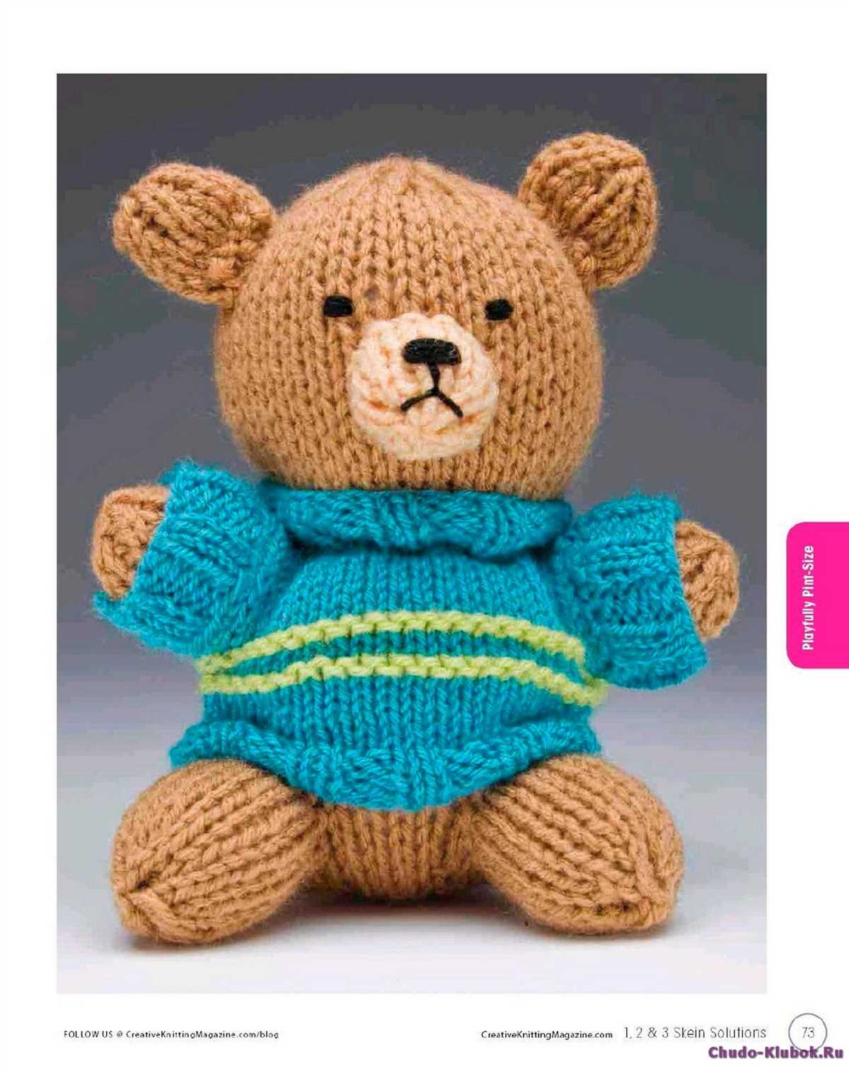 Free teddy patterns to knit