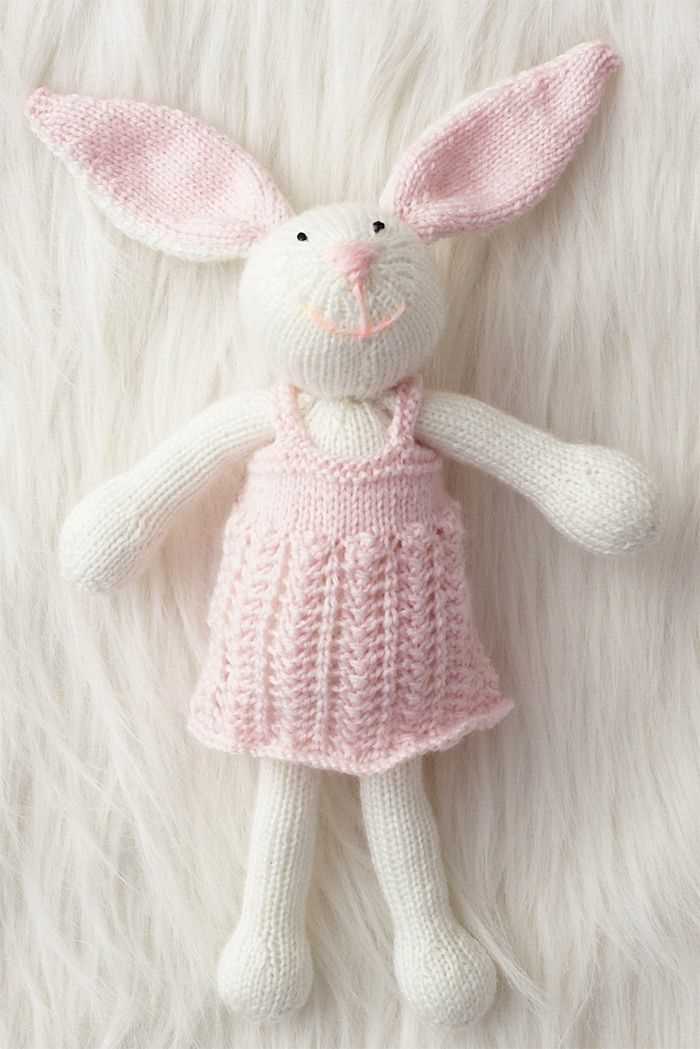 Free toy rabbit knitting patterns