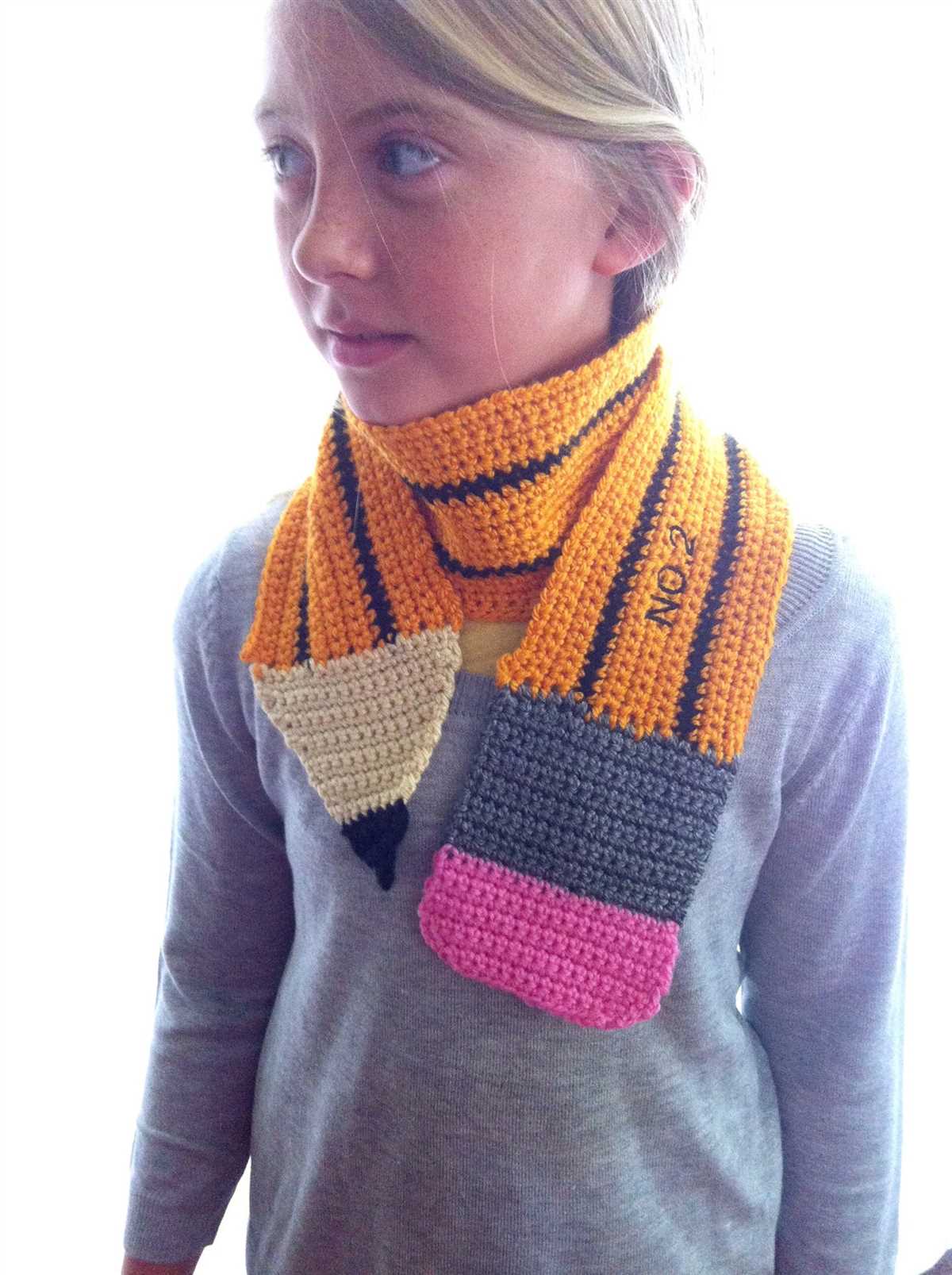 Pencil scarf knitting pattern