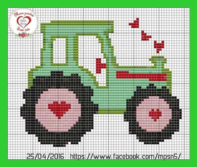 Free tractor knitting pattern