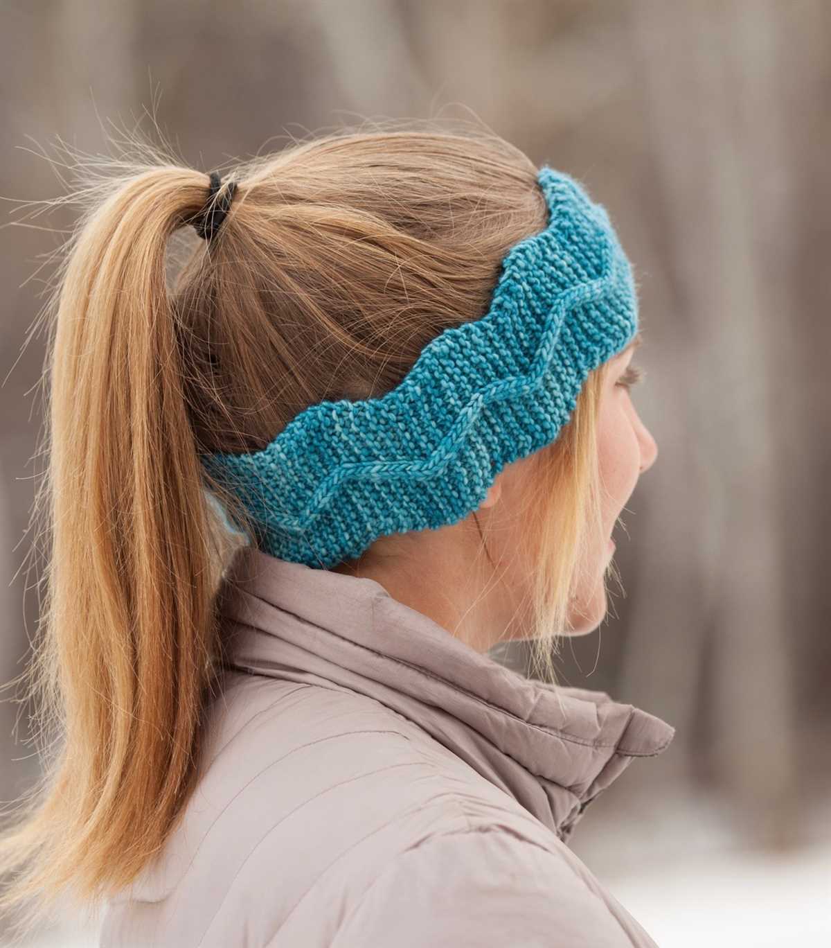 Knit headband sewing pattern