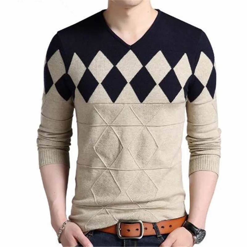 Mens argyle sweater knitting pattern