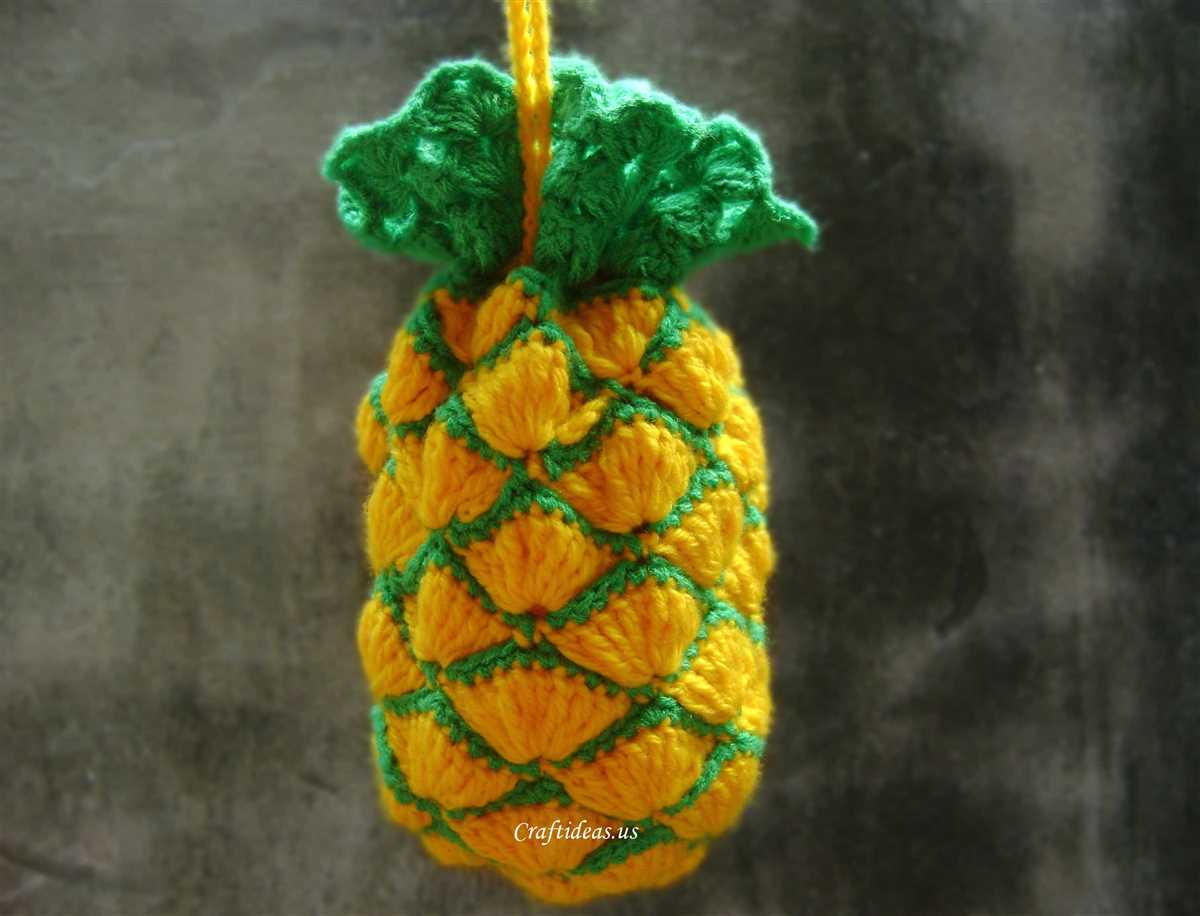 Free pineapple knitting patterns