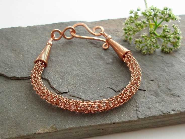 Viking knit bracelet pattern