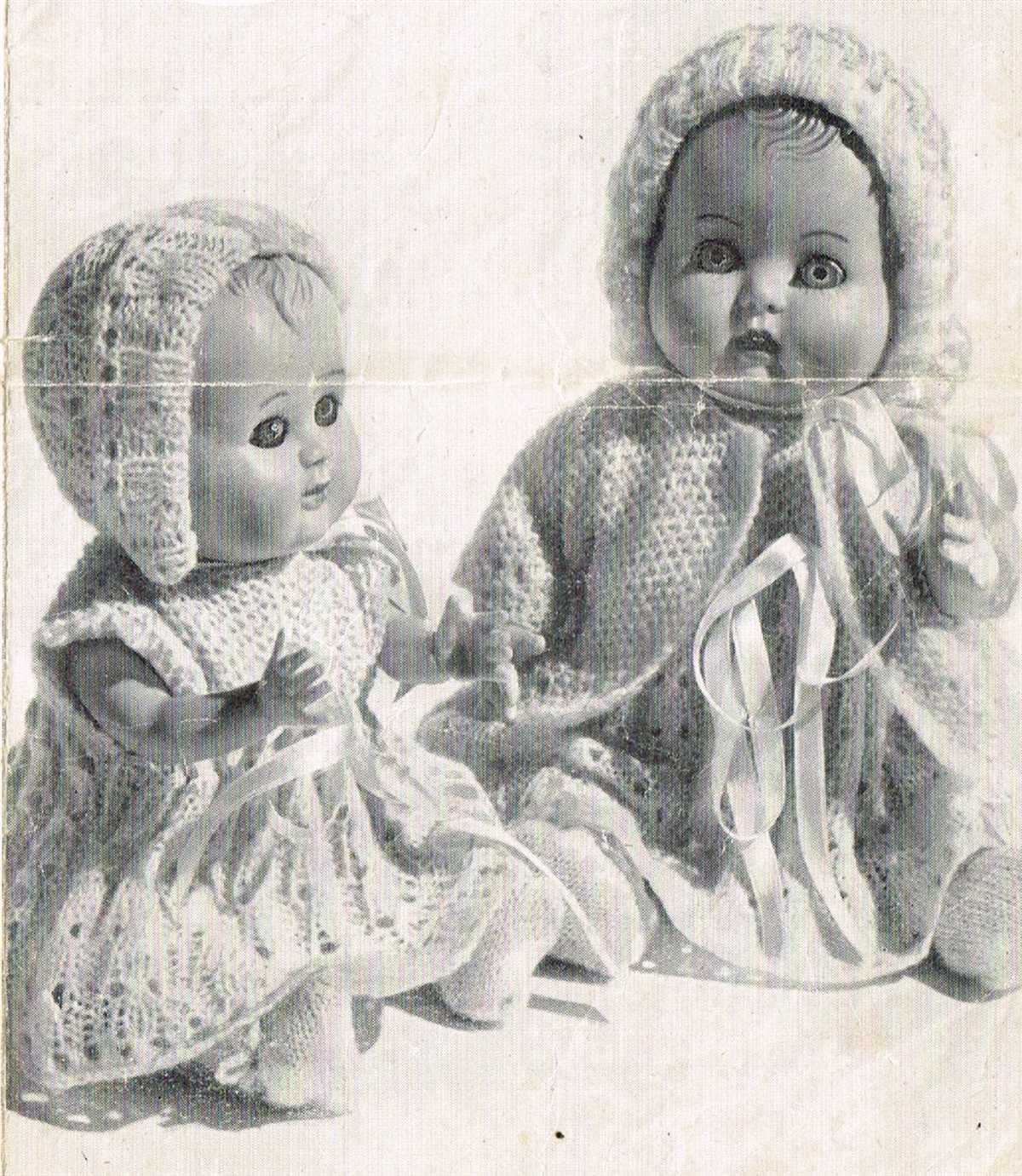 Free vintage doll knitting patterns