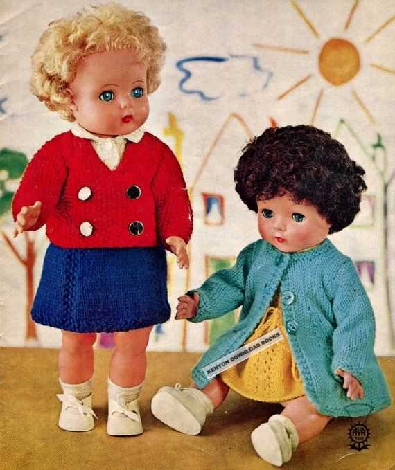 Free vintage doll knitting patterns