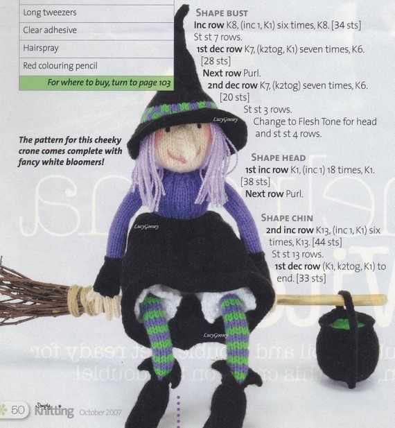 Free witch knitting patterns