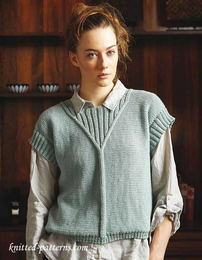 Free women's knit vest patterns