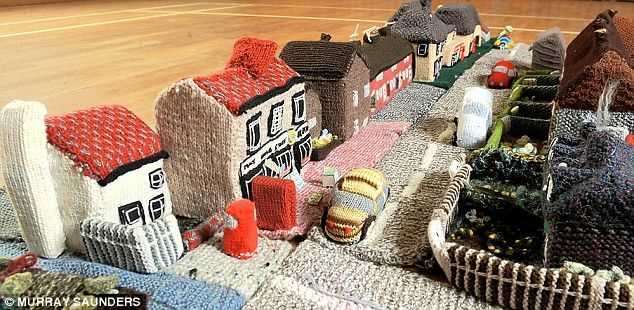 Knitted village patterns