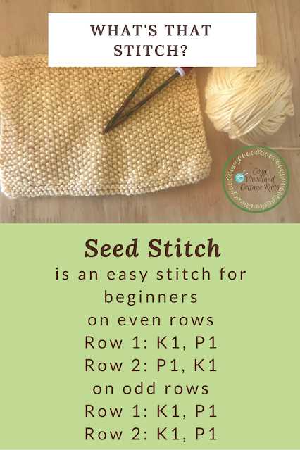 Seed stitch knit headband pattern