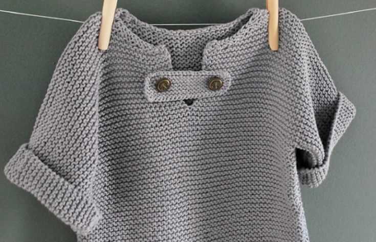 Childs v neck sweater knitting pattern