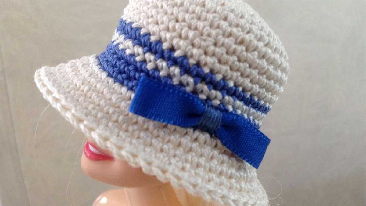 Knitted sailor hat pattern