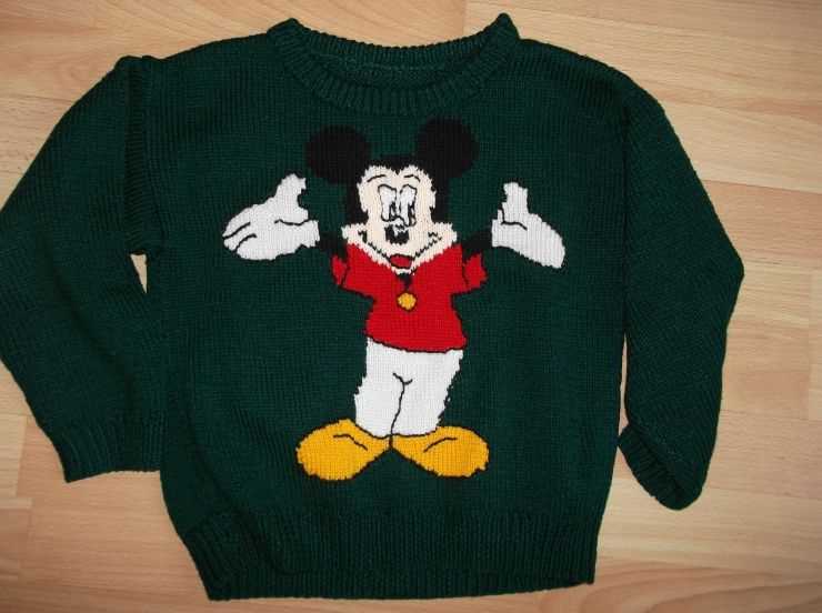 Knitting pattern mickey mouse sweater