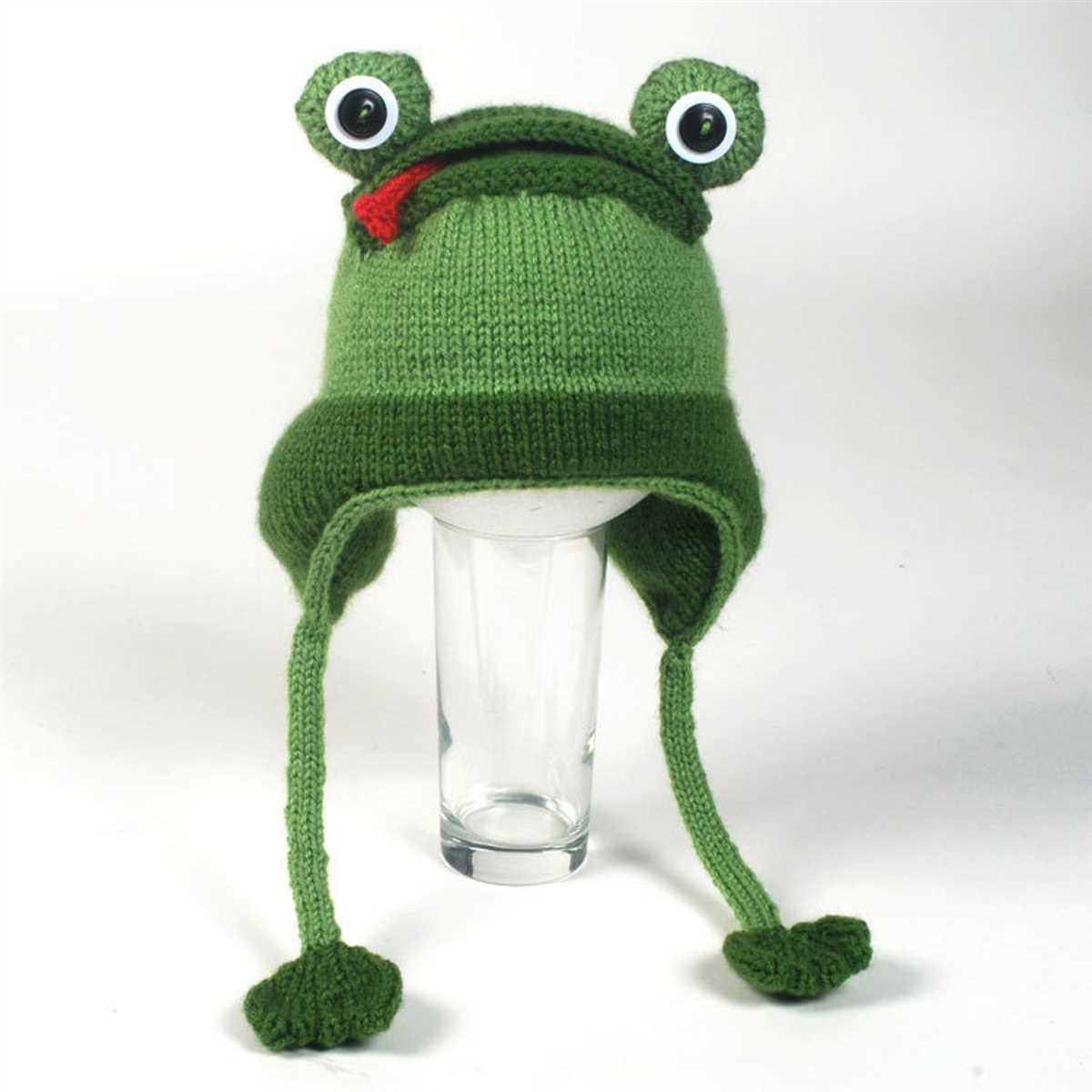 Frog knit hat pattern