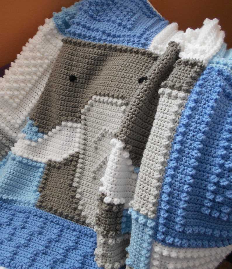 Elephant blanket knitting pattern