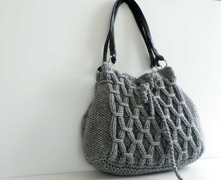 Shoulder bag knitting pattern