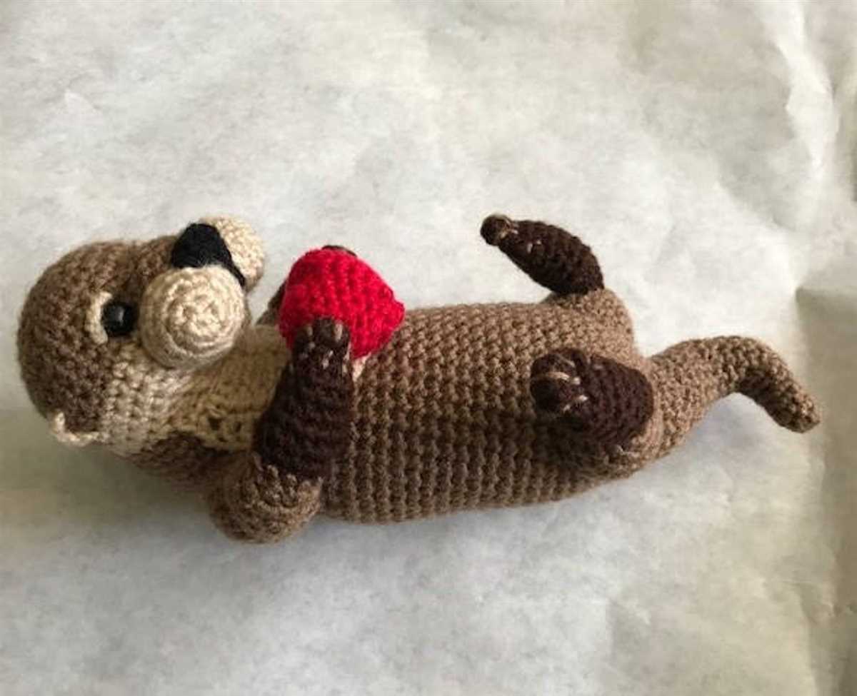 Sea otter knitting pattern