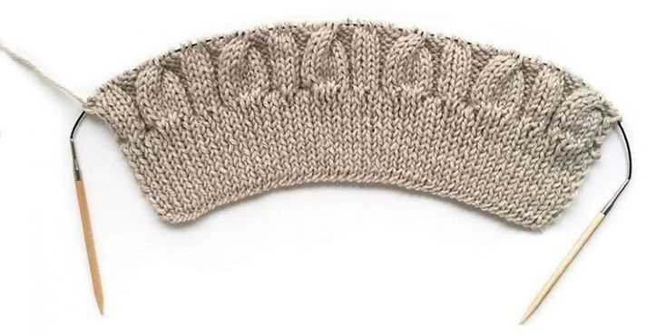 Easy cable knit hat pattern