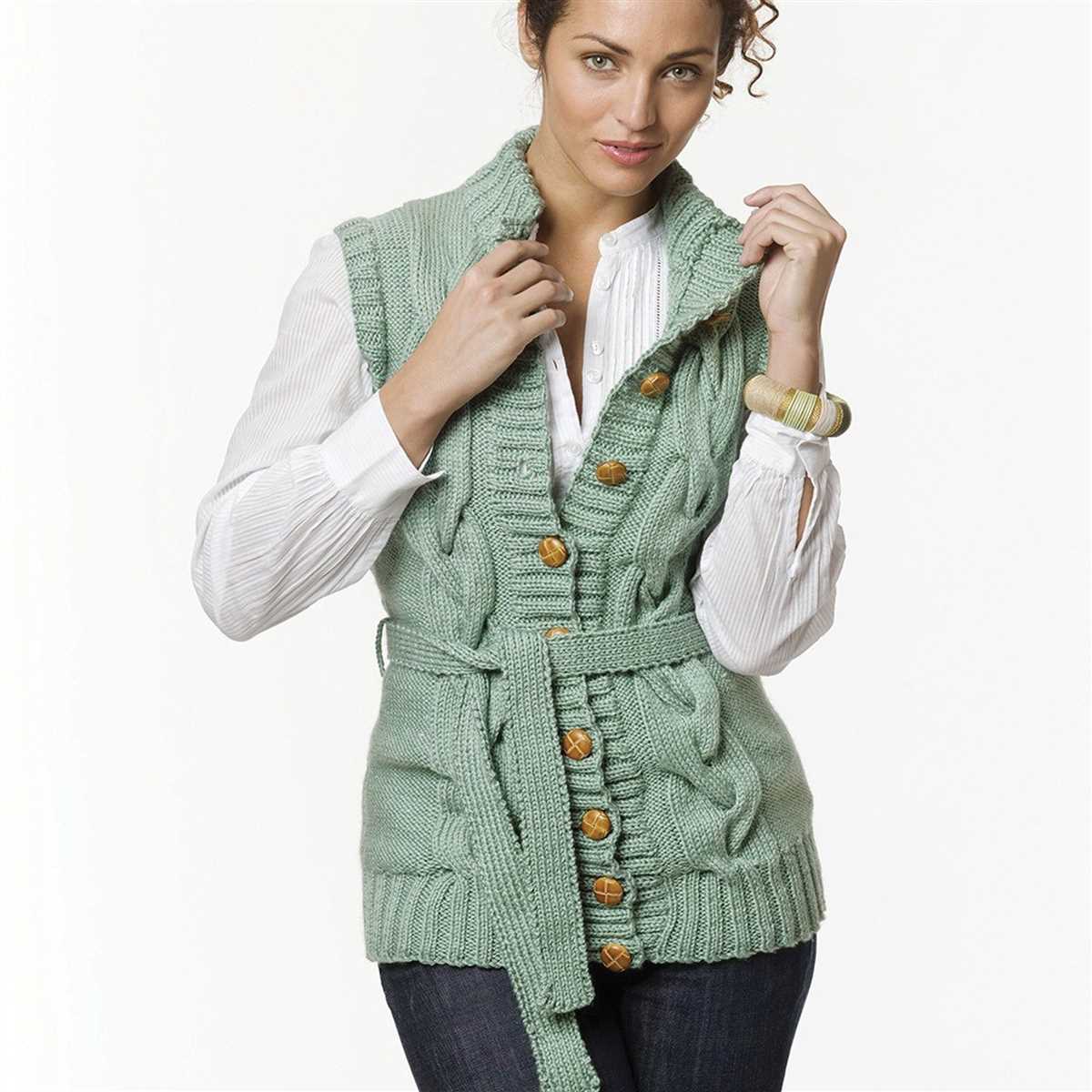 Knitted waistcoat patterns for ladies