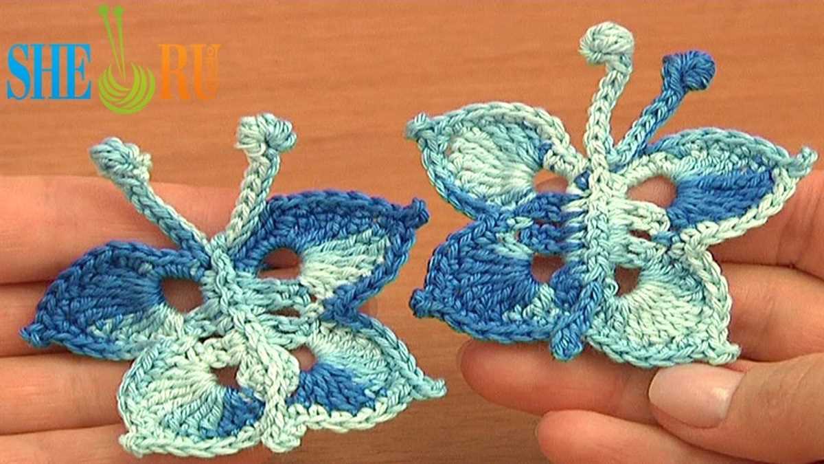 Knitted butterfly pattern free