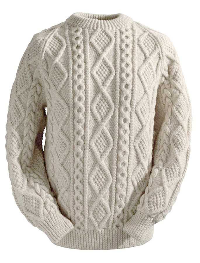 Fisherman sweater knitting pattern free