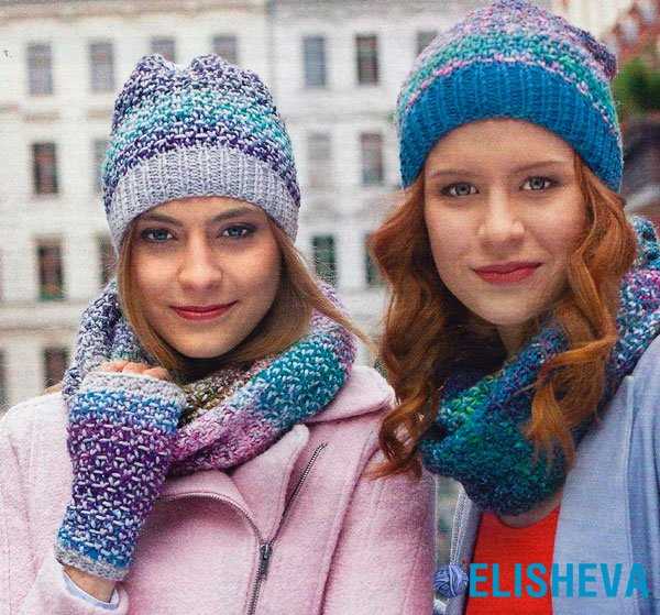 Hat scarf and glove set knitting pattern