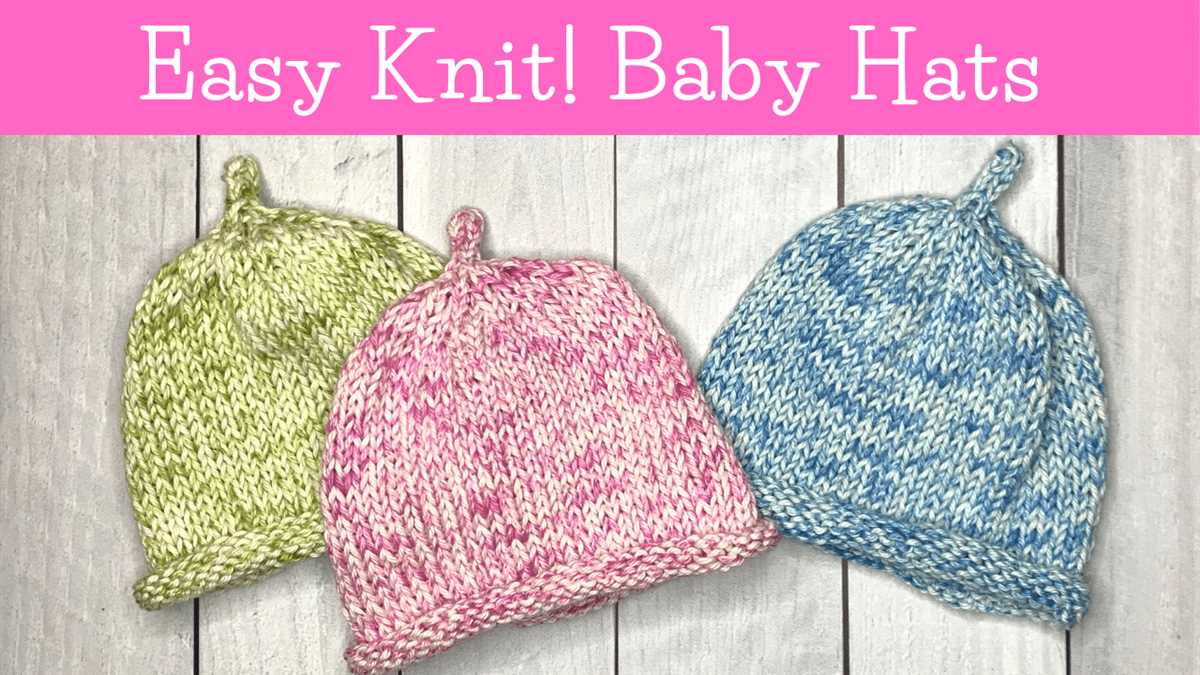 Knit hat patterns without double pointed needles