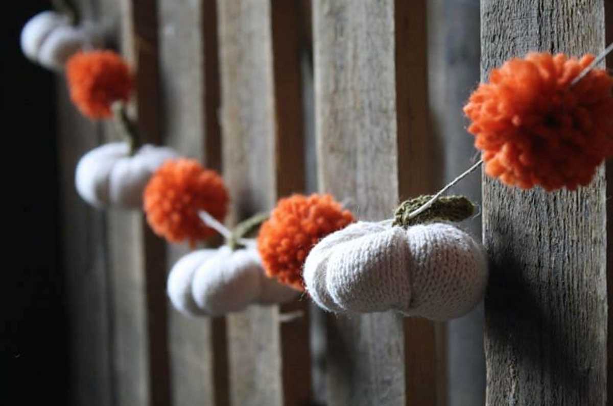 Free knitting pattern for pumpkins