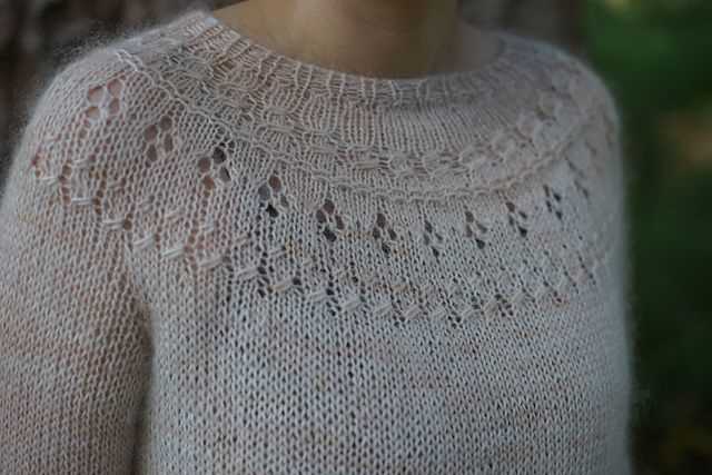 Ranunculus sweater knitting pattern