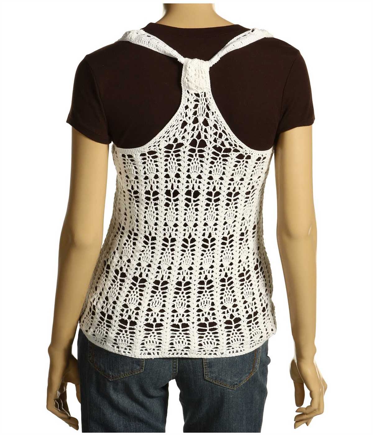 Knitted women's vest pattern free