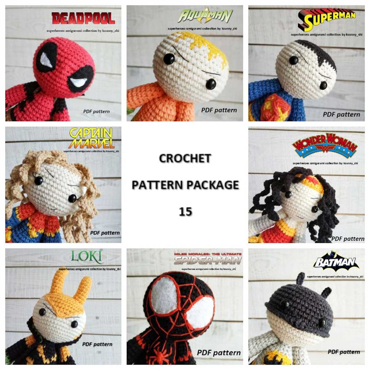 Deadpool knit hat pattern