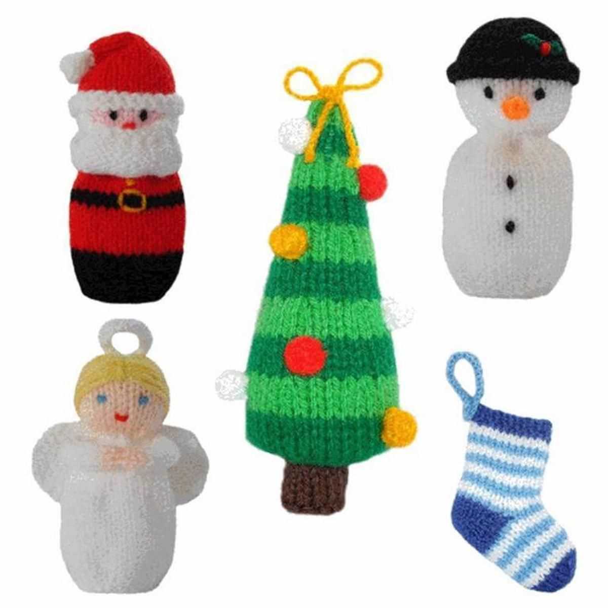 Knit christmas ornaments free patterns